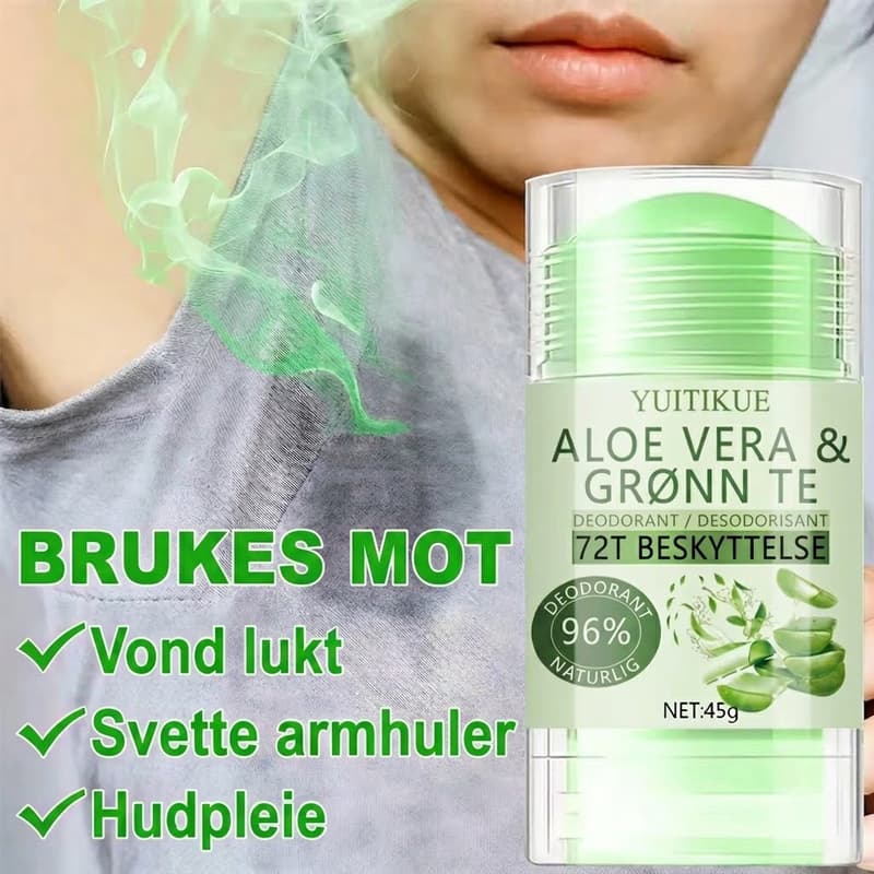 Naturlig deodorant med aloe vera og grønn te